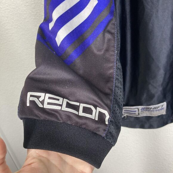 Shift Racing Motocross Jersey Mens Large Black Blue Recon Vented Long Sleeve - Picture 7 of 16
